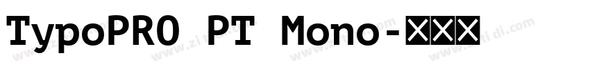 TypoPRO PT Mono字体转换